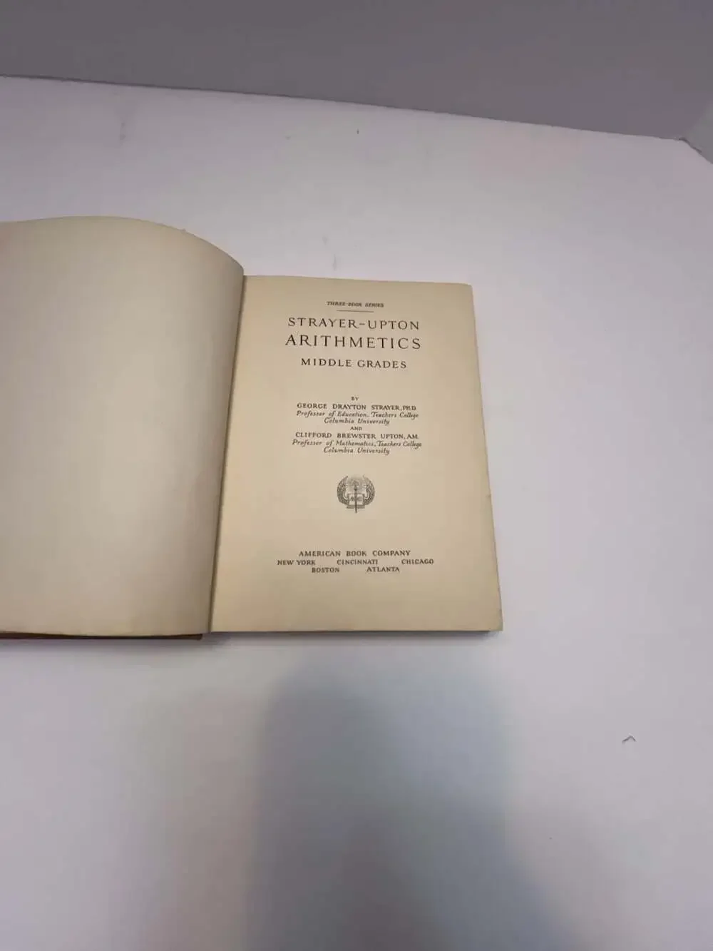 Strayer-Upton Arithmetics: Middle Grades (1928)